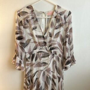 Blush A-line Maxi Dress